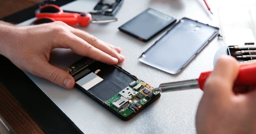 troca de peças e correções de celulares em Belo Horizonte